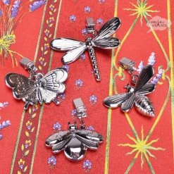 Set Of 4 Metal Garden Dwellers Tablecloth Weights By Prodyne