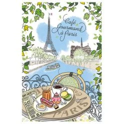 Winkler Torchons & Bouchons Cafe Gourmand Tea Towel By Winkler Torchons Et Bouchons Kitchen