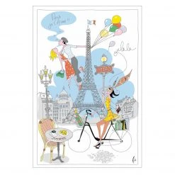 La Parisienne Tea Towel By Winkler Torchons & Bouchons