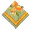 Lemons Green Provence Cotton Napkin By Tissus Toselli 2 Lemons Green Provence Cotton Napkin By Tissus Toselli