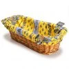 Le Cluny French Linens Lisa Yellow French Baguette Basket With Removable Liner By Le Cluny
