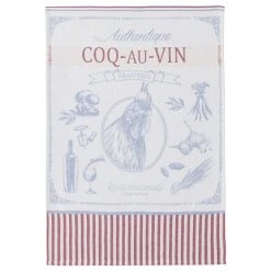 Coq Au Vin French Jacquard Dish Towel By Coucke