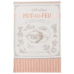 Kitchen Beef Stew (Pot Au Feu) French Jacquard Dish Towel By Coucke