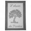 Kitchen L' Olivier De Provence Black Jacquard French Dish Towel By Coucke