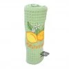 Lemons Green Waffle Weave Kitchen Towel By Tissus Toselli 1 Lemons Green Waffle Weave Kitchen Towel By Tissus Toselli