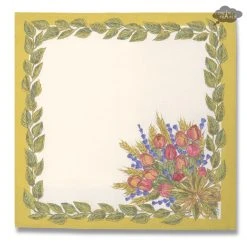 Table Linens Roses And Lavender Provence Cotton Napkin By Tissus Toselli