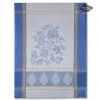 L'Ensoleillade Kitchen Caprice Blue Cotton French Jacquard Dish Towel