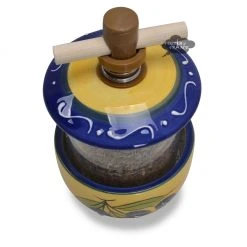 Terres Et Couleurs Kitchen Ceramic Mill With Herbes De Provence - Olives Blue