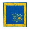 Cicada Blue Provence Cotton Napkin By Tissus Toselli 1 Cicada Blue Provence Cotton Napkin By Tissus Toselli