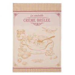 Kitchen Creme Brulee French Jacquard Cotton Dish Towel By Coucke