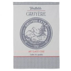 Kitchen Veritable Gruyere Cheese French Jacquard Dish Towel By Coucke