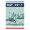 New York City French Jacquard Cotton Dish Towel By Coucke