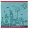 Cities Terry Square Towel By Coucke