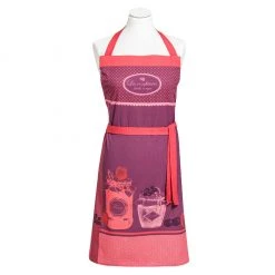 Red Fruit Jam (Confiture Fruits Rouges) Cotton Kitchen Apron By Coucke