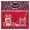 Confiture Fruits Rouge (Red Fruit Jam) Terry Square Towel By Coucke Kitchen
