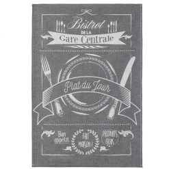 Kitchen Bon Appetit French Jacquard Dish Towel By Coucke