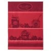 Kitchen Red Fruit Jam (Confiture Fruits Rouge) French Jacquard Dish Towel By Coucke
