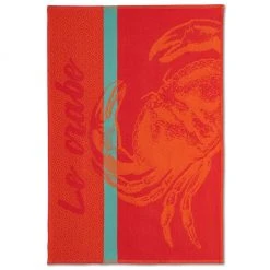 Crab French Jacquard Dish Towel By Coucke