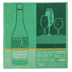 Sauvignon Terry Square Towel By Coucke Kitchen