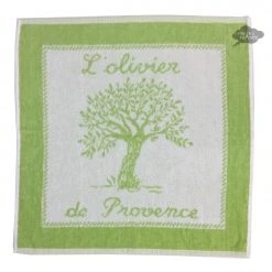 Olivier Amande Terry Square Towel By Coucke