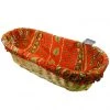 Le Cluny French Linens Lisa Red French Baguette Basket With Removable Liner By Le Cluny Table Linens