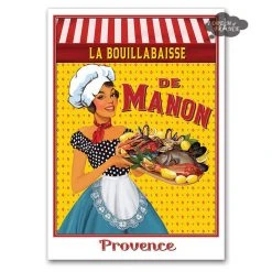La Bouillabaisse French Cotton Kitchen Towel By L'Ensoleillade