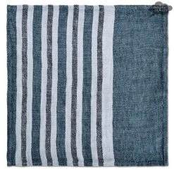 Harmony (now Haomy) Zonza Prussian Blue French 100% Linen Napkin By Harmony