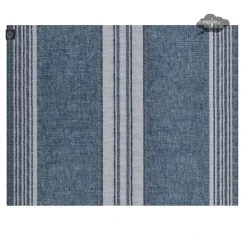 Harmony (now Haomy) Table Linens Zonza Prussian Blue French Linen Placemat By Harmony