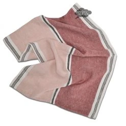 Harmony (now Haomy) Trevise Clay French Linen Kitchen Towel By Harmony