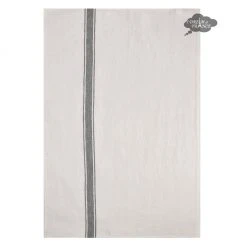 Harmony (now Haomy) Vivario Granit & White French Linen Kitchen Towel By Harmony