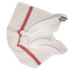 Harmony (now Haomy) Vivario Red & White French Linen Kitchen Towel By Harmony
