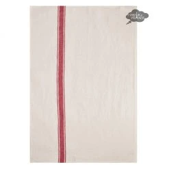 Harmony (now Haomy) Vivario Red & White French Linen Kitchen Towel By Harmony