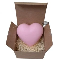 La Lavande Heart Soaps In Eiffel Tower Kraft Box Bath