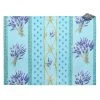 Le Cluny French Linens Lavender Blue Acrylic-Coated Cotton Reversible Placemat By Le Cluny Table Linens