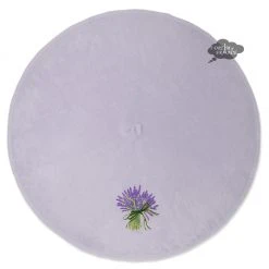 Kitchen Round Terry Hand Towel Lavender Lavender By Tissus Toselli
