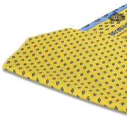 Le Cluny French Linens 16x72" Lisa Yellow Acrylic-Coated Cotton Provence Table Runner By Le Cluny Table Linens