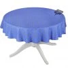 Le Cluny French Linens 60" Round Grapes Blue All-Over Acrylic-Coated Cotton Provence Tablecloth By Le Cluny Table Linens 1 Le Cluny French Linens 60" Round Grapes Blue All-Over Acrylic-Coated Cotton Provence Tablecloth By Le Cluny Table Linens