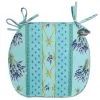 Le Cluny French Linens Lavender Blue Acrylic-Coated Cotton Cotton French Style Chair Pad By Le Cluny Table Linens