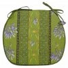 Le Cluny French Linens Lavender Green Acrylic-Coated Cotton French Style Chair Pad By Le Cluny