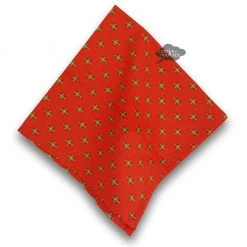Le Cluny French Linens Lisa Red Provence Cotton Napkin By Le Cluny