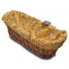 Le Cluny French Linens Petite Fleur Yellow French Baguette Basket With Removable Liner By Le Cluny Table Linens