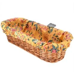 Le Cluny French Linens Versailles Yellow French Baguette Basket With Removable Liner By Le Cluny Table Linens