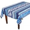 Le Cluny French Linens Table Linens 52x72" Rectangular Fishy Fish Acrylic-Coated Cotton French Tablecloth By Le Cluny