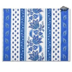 Le Cluny French Linens Lisa White Acrylic-Coated Cotton Reversible Placemat By Le Cluny