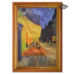 Van Gogh Cafe Terrace At Night French Kitchen Towel By Marat D'Avignon