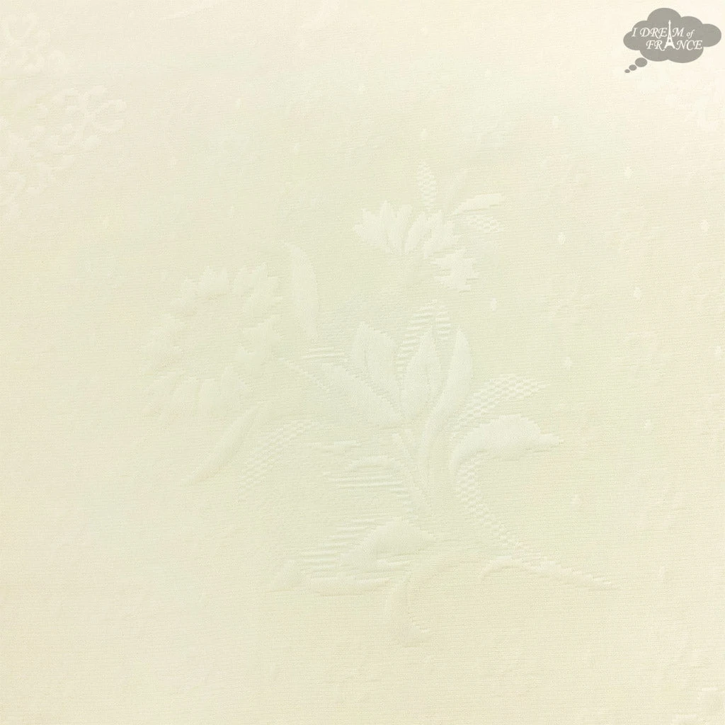 Table Linens 62x124" Rectangular Roses & Lavender Matelassé Tablecloth By Tissus Toselli 4 Table Linens 62x124" Rectangular Roses & Lavender Matelassé Tablecloth By Tissus Toselli