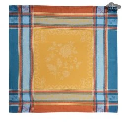 Ramatuelle Curry French Cotton Jacquard Napkin By L'Ensoleillade Table Linens