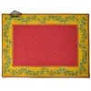 Calisson Red Quilted Placemat By Tissus Toselli