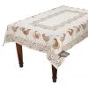 56" Square Chanteclair French Tapestry Tablecloth By L'Ensoleillade 2 56" Square Chanteclair French Tapestry Tablecloth By L'Ensoleillade