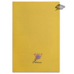 Lavender Yellow Bouquet Waffle Weave Cotton Kitchen Towel By Terres Et Couleurs